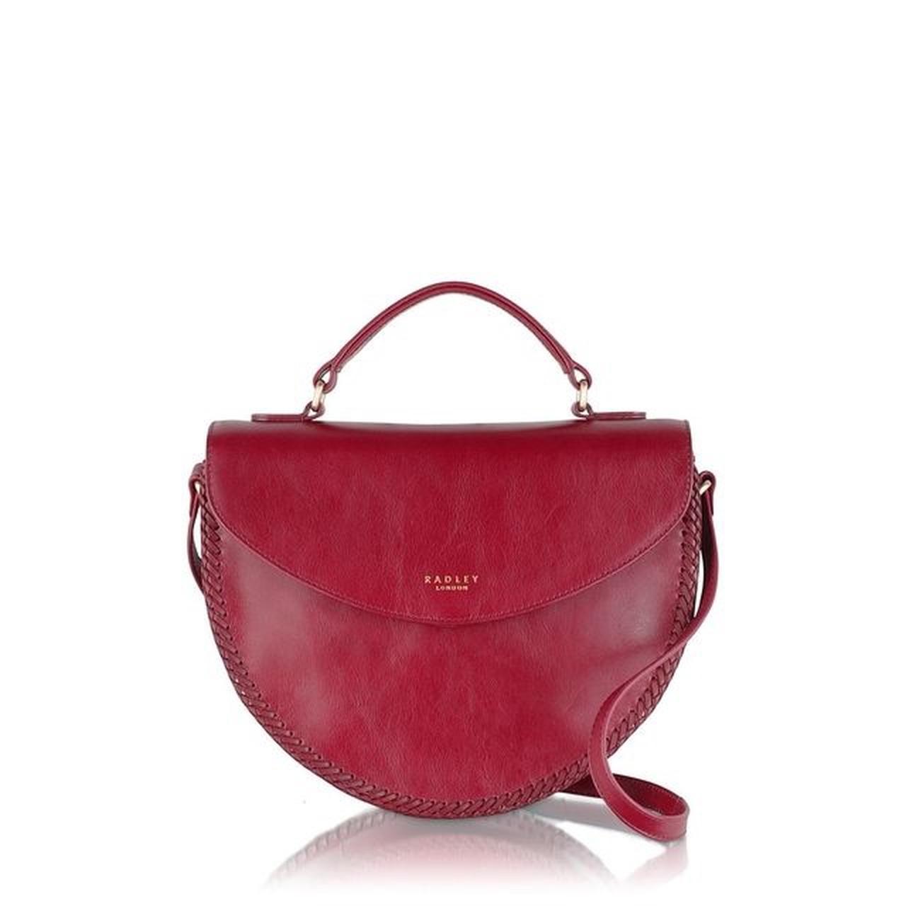 Red Radley half-moon semi-circle handbag Depop