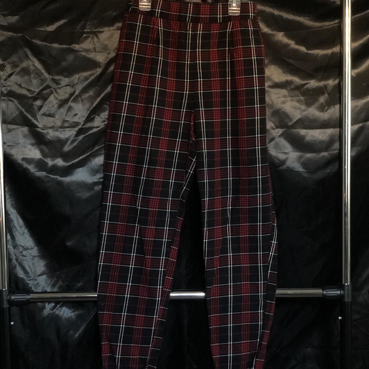 Forever 21 store red plaid pants