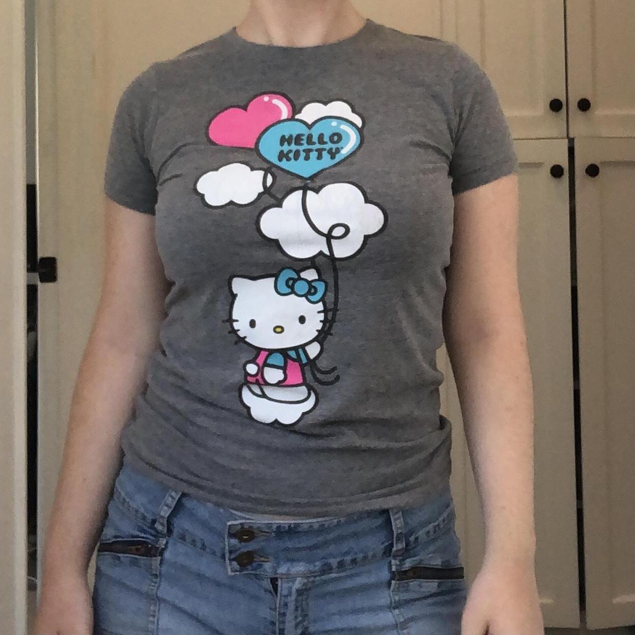 Hello Kitty Graphic Shirt In amazing pre-loved - Depop