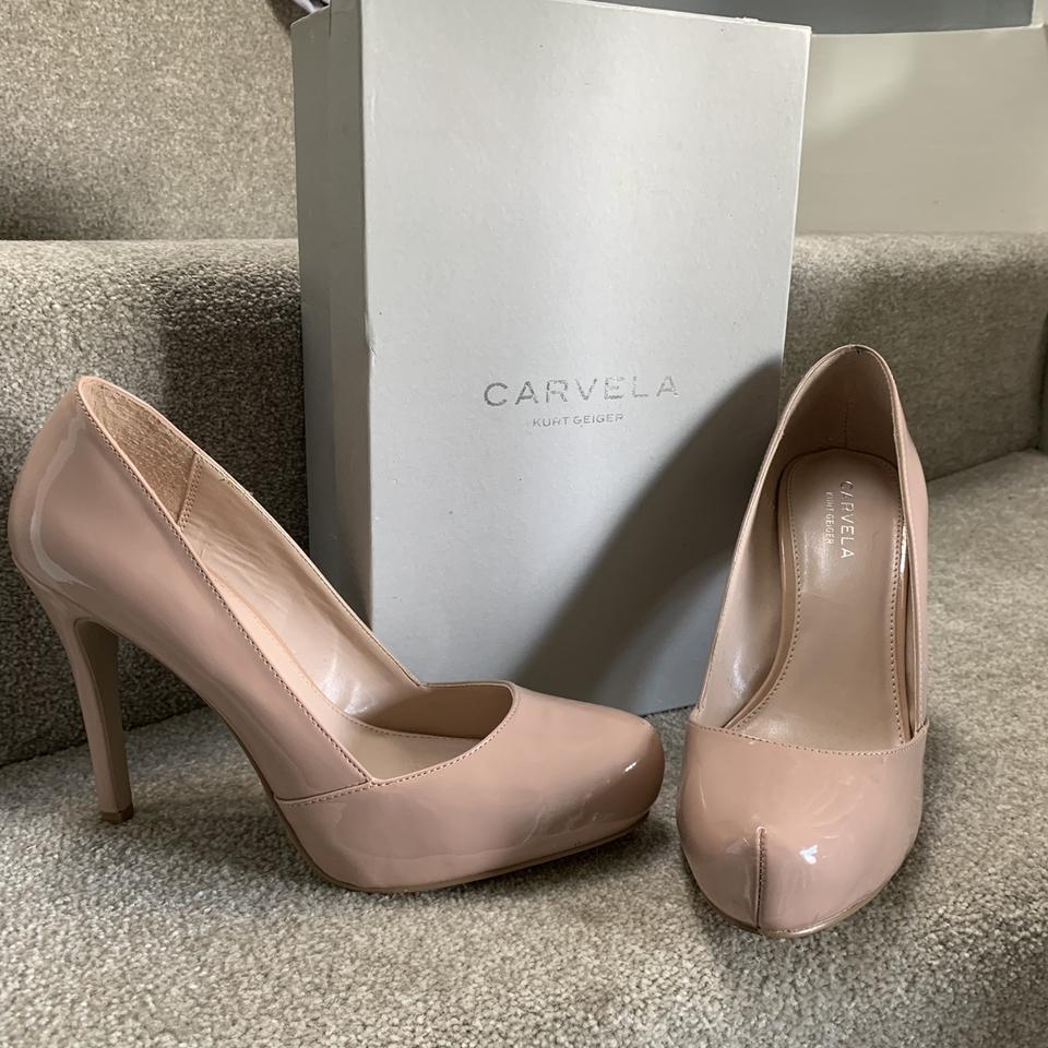 Carvela nude shop heels