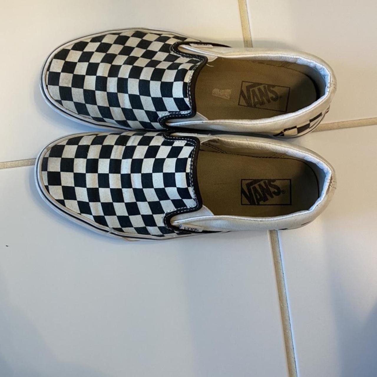 depop payments preferred ✨ custom checkered vans - Depop