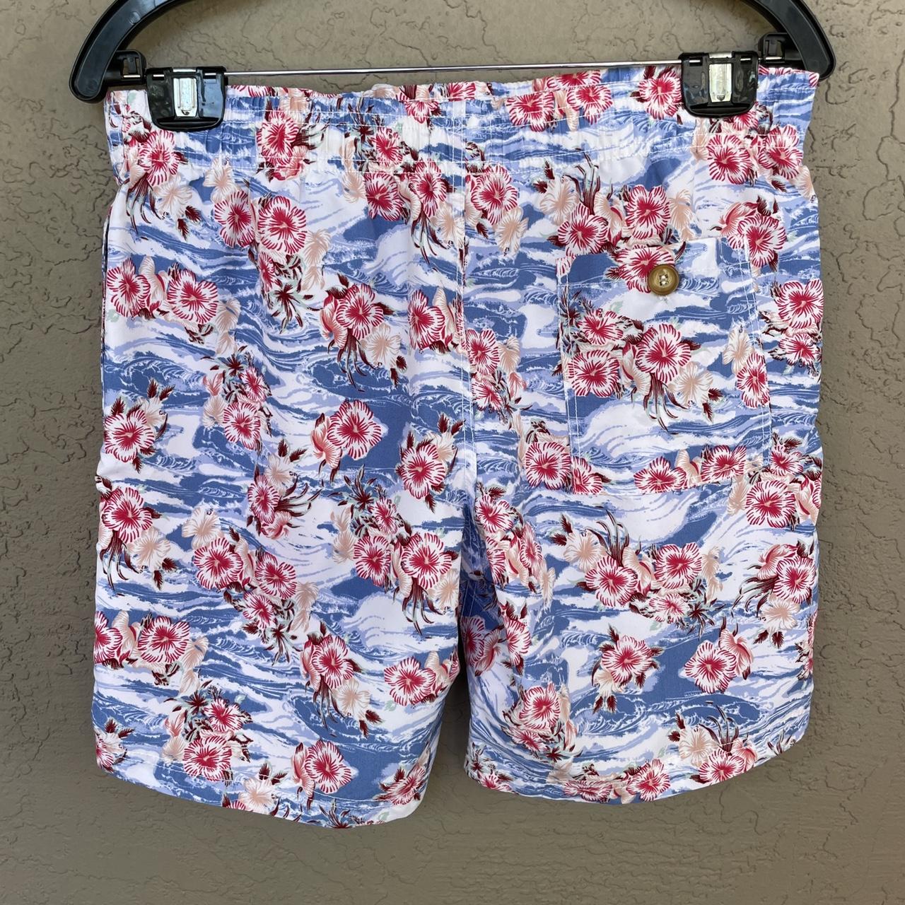 River Island Men's Blue and White Shorts (3)