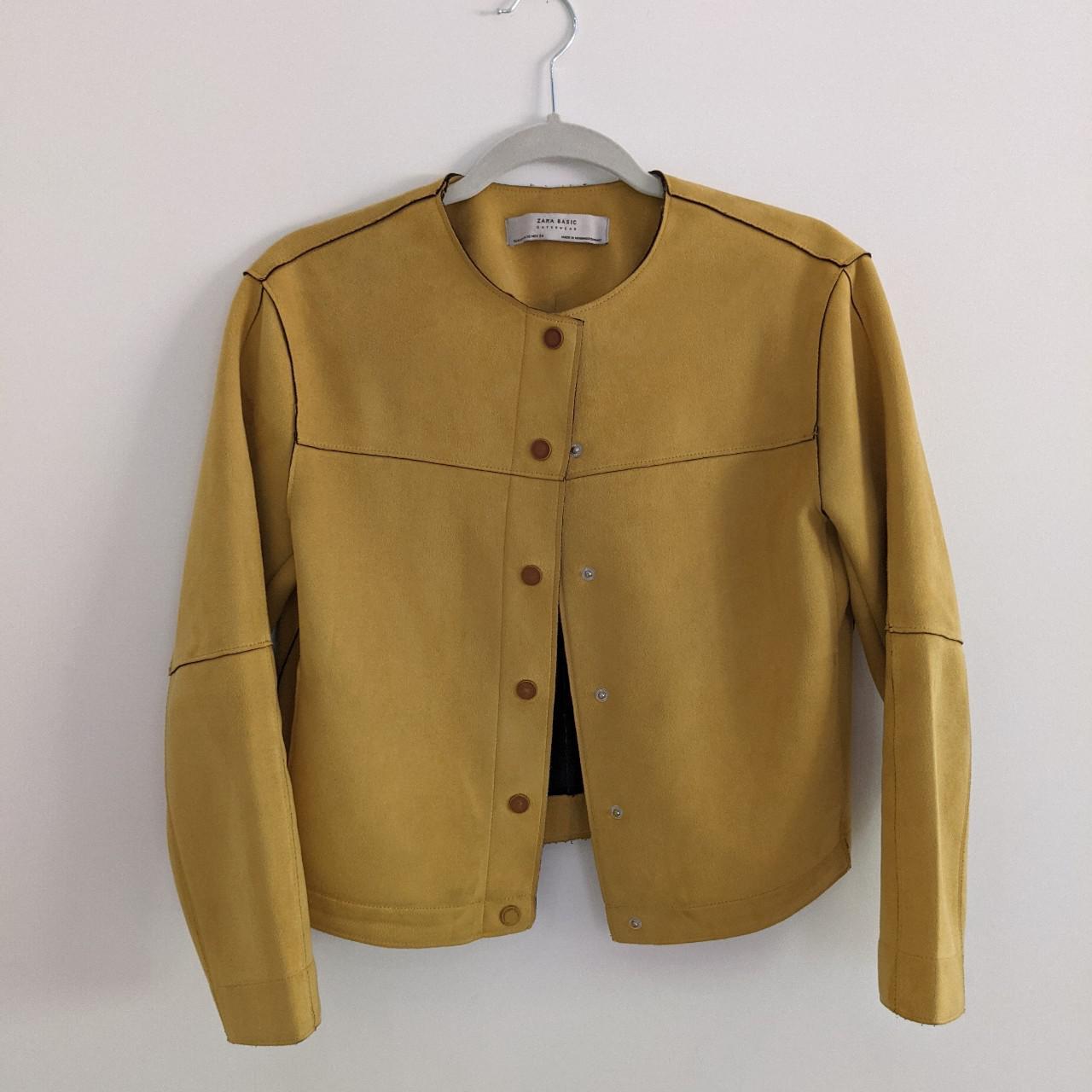 Zara Women's Yellow Jacket | Depop