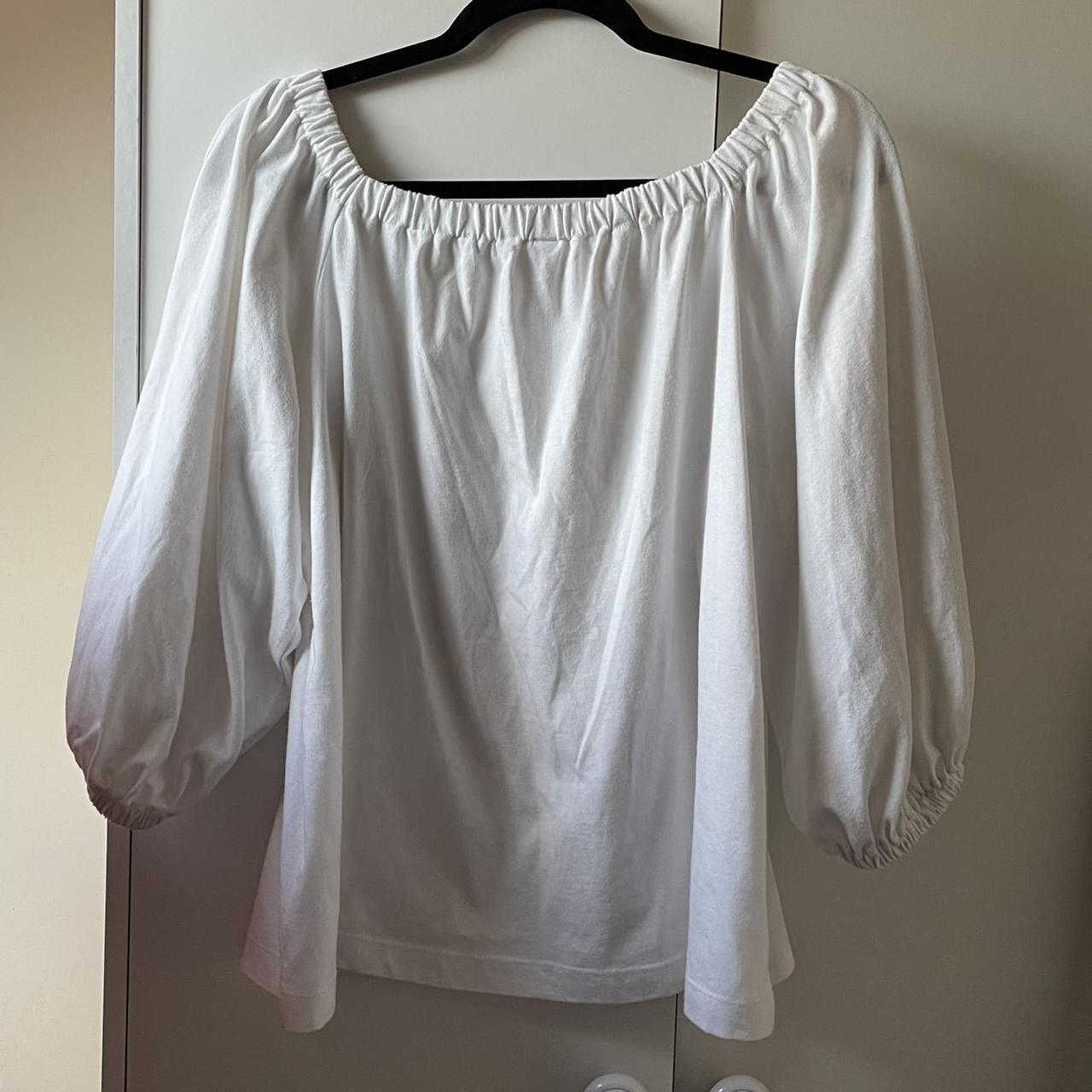 UNIQLO Women's White Blouse | Depop