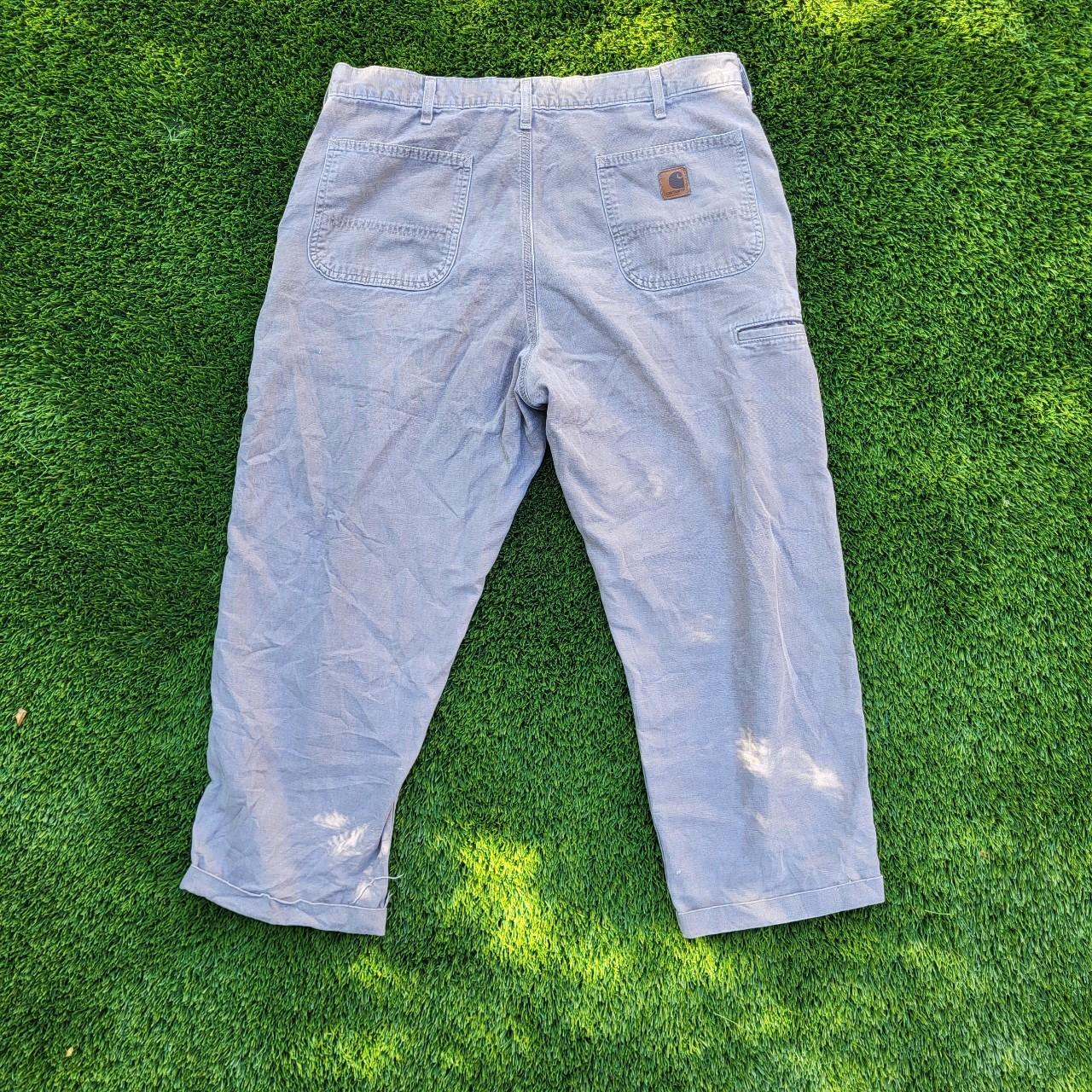 Carhartt pants; worn carhart pants that were... - Depop