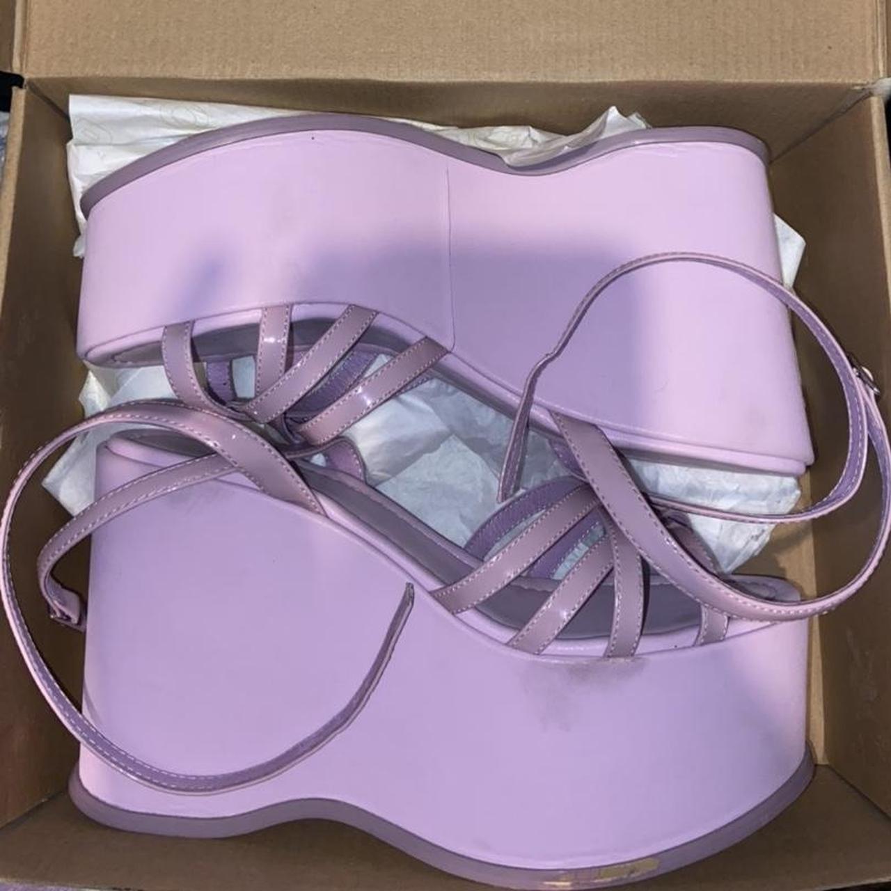 Urban Outfitters Women's Purple Sandals | Depop