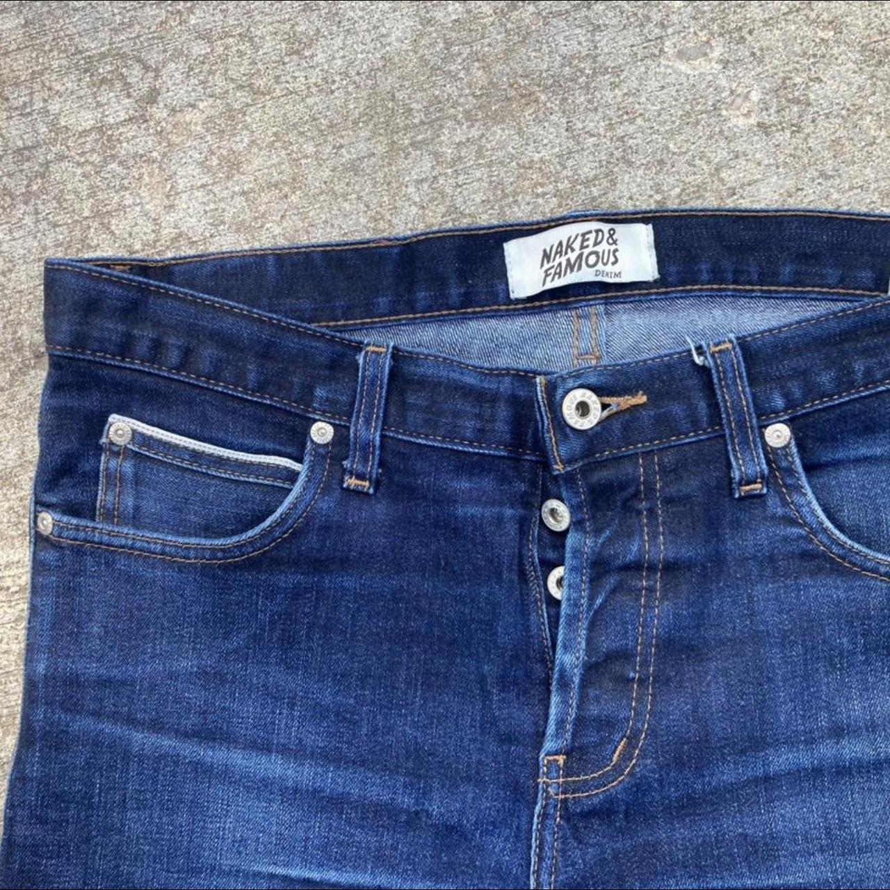 Naked and Famous Canadian Selvedge denim Super Guy... - Depop