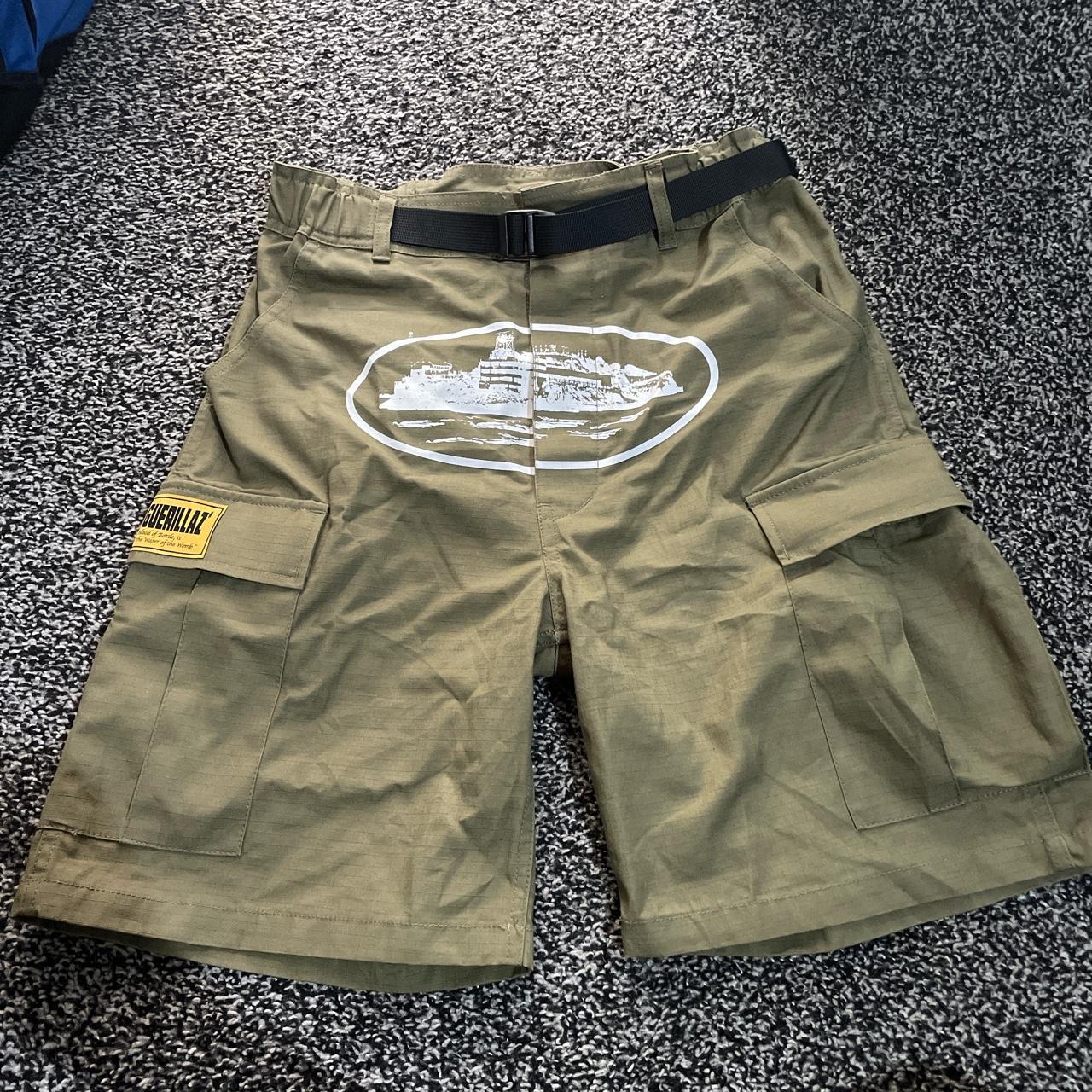 Cortiez cargo shorts Combat shorts XS Khaki... - Depop
