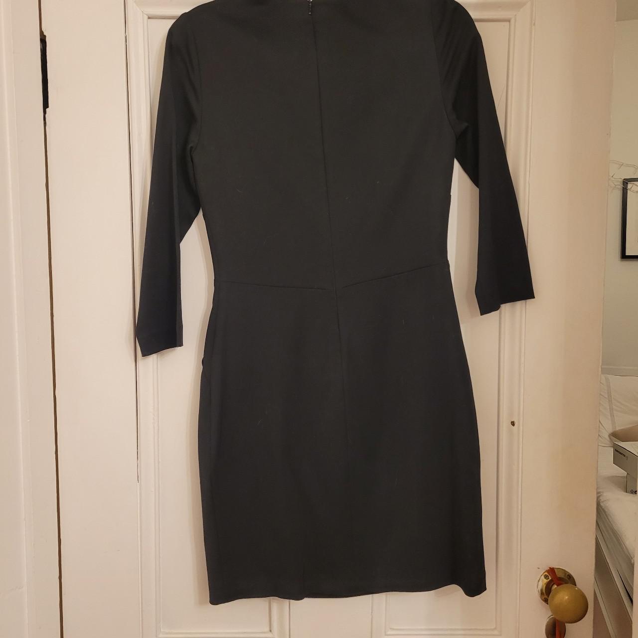 Super elegant black Reiss dress size 8. Falls above... - Depop