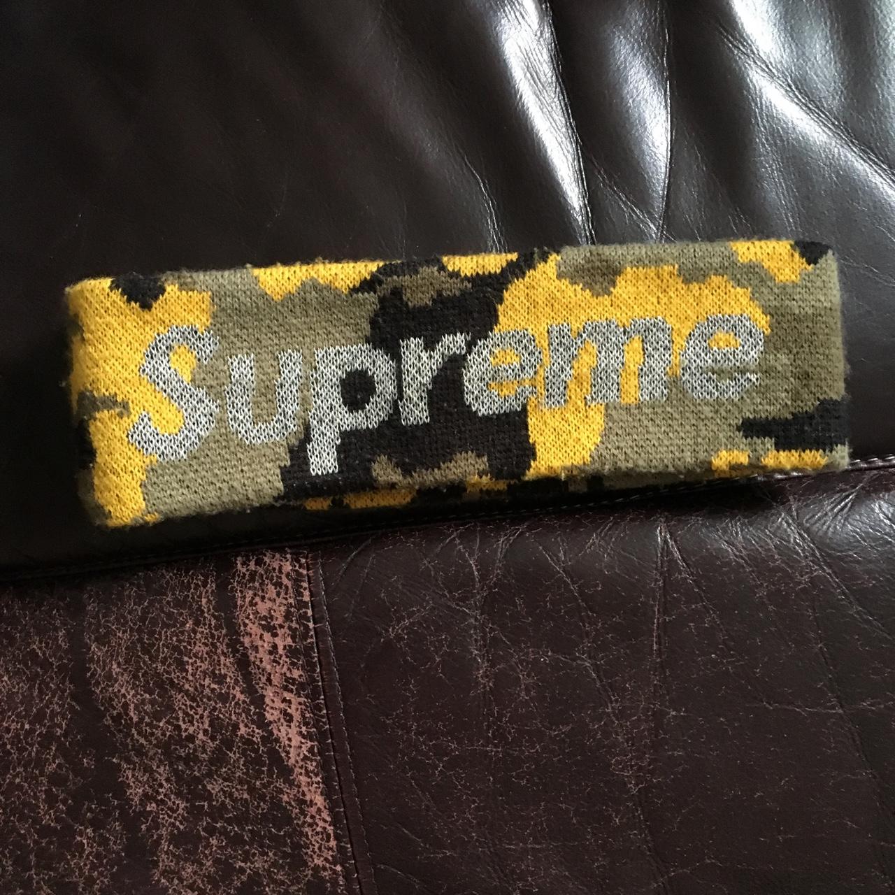 Yellow camo cheap supreme headband