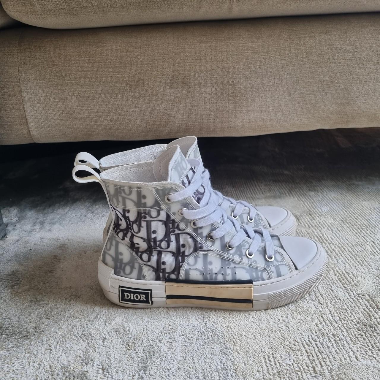 Dior hi tops size 4 - no reciept or box and bought... - Depop