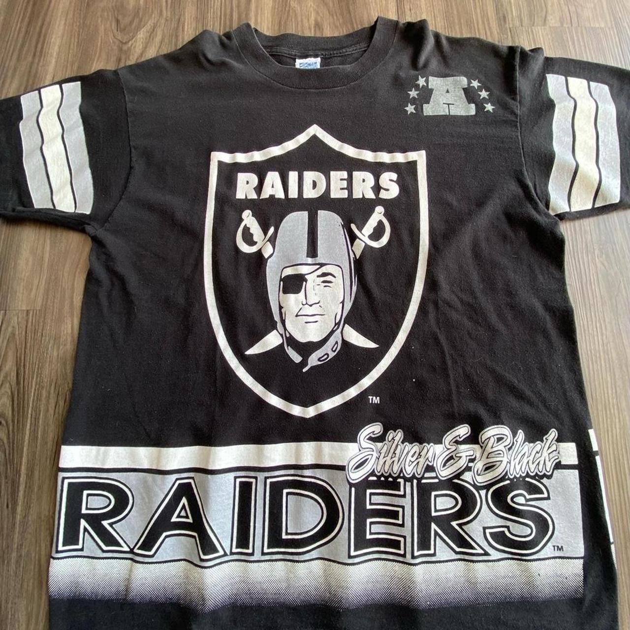 raiders t shirt vintage