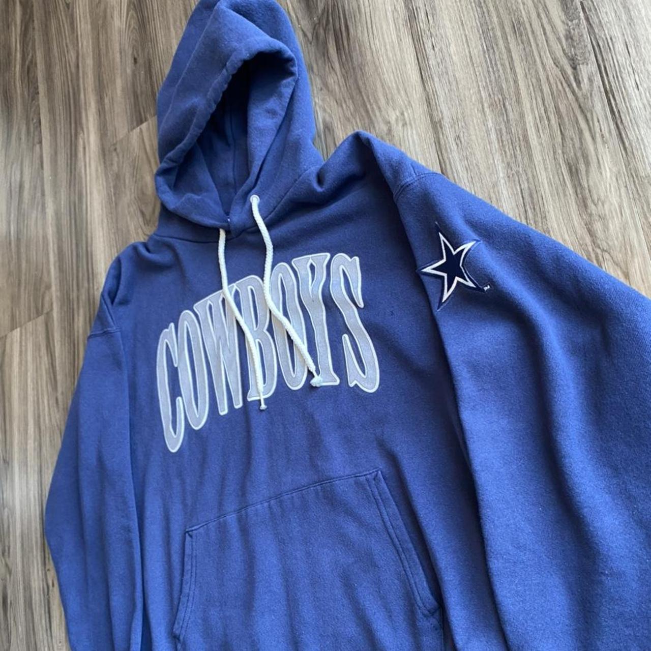 nike dallas cowboys hoodie size: M condition: - Depop