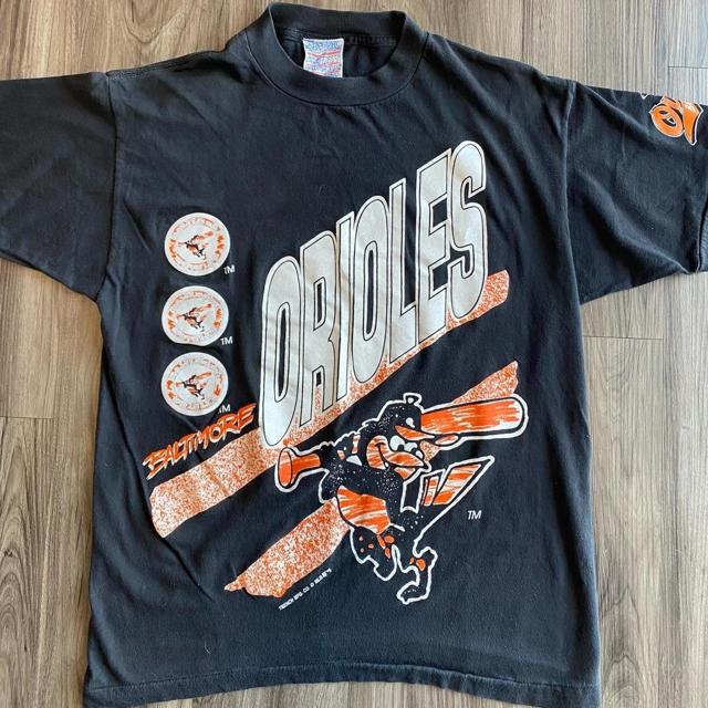 Black Orioles Nike Jersey w/ Orange & White - Depop