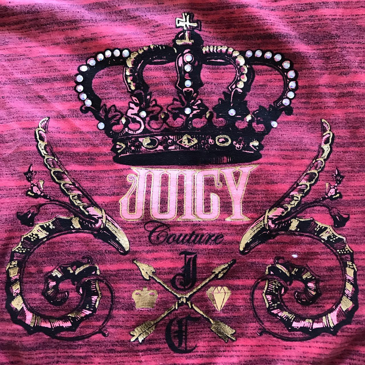 Juicy Couture Women's Pink and Grey Jacket | Depop