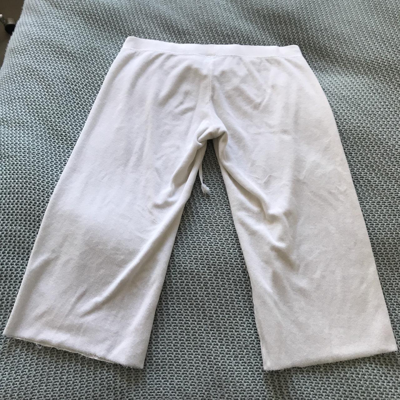 juicy couture tracksuit sweatsuit sweatpants white... - Depop