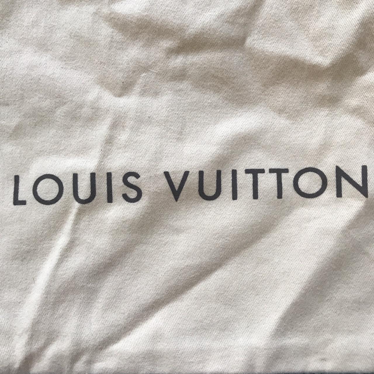 Authentic Louis Vuitton dust bag 9 inches Wide x 15 inches