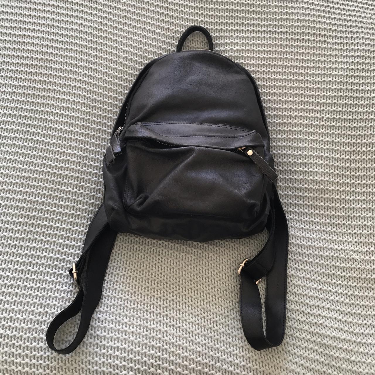 brandy melville backpack leather mini backpack... - Depop