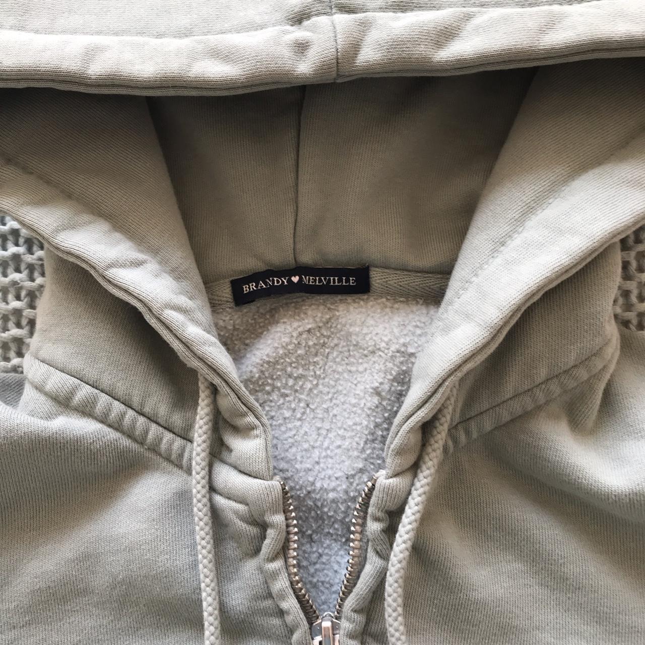 Brandy Melville Women's Green Jacket Depop