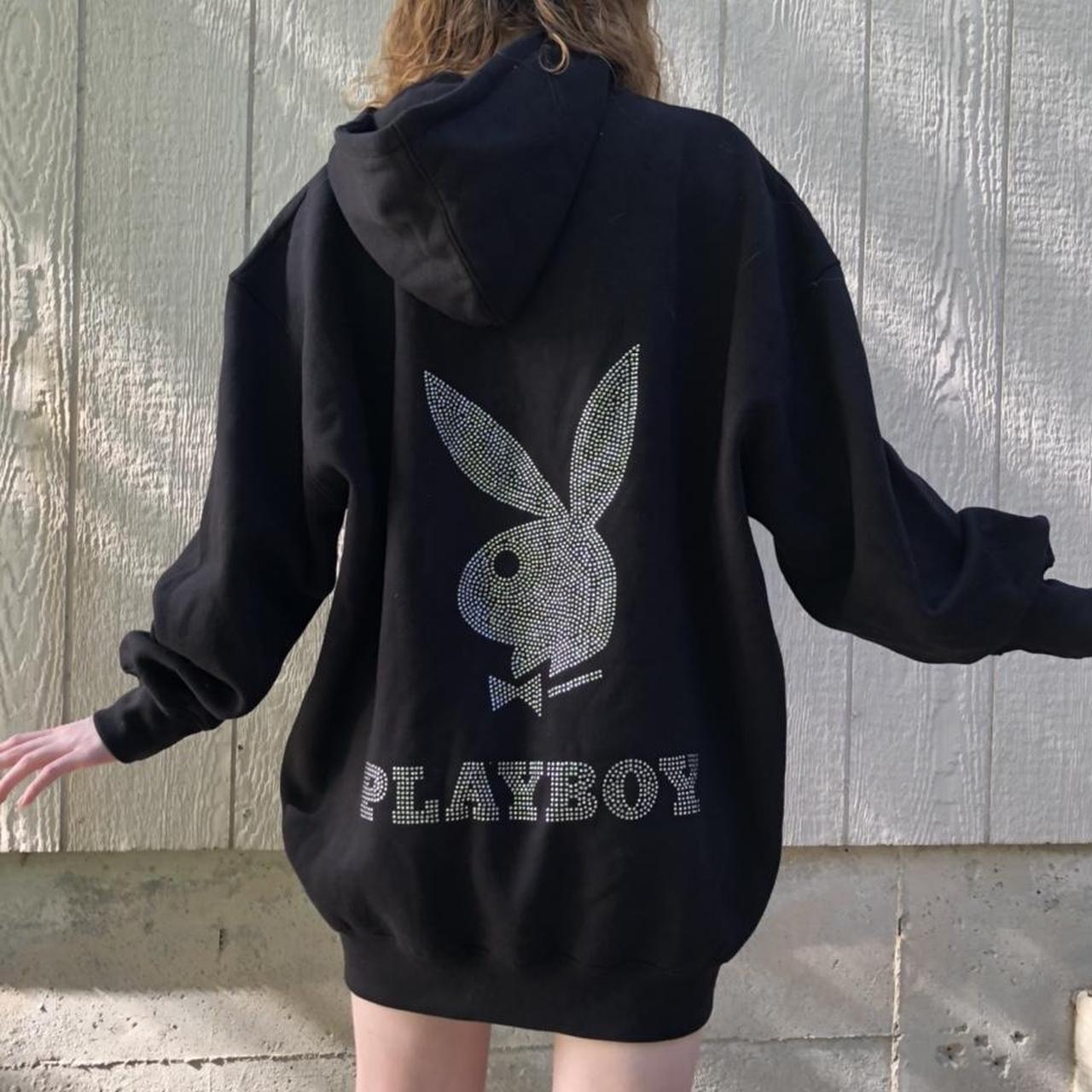 Playboy bunny hoodie🐰 This is a super cute and cozy... - Depop