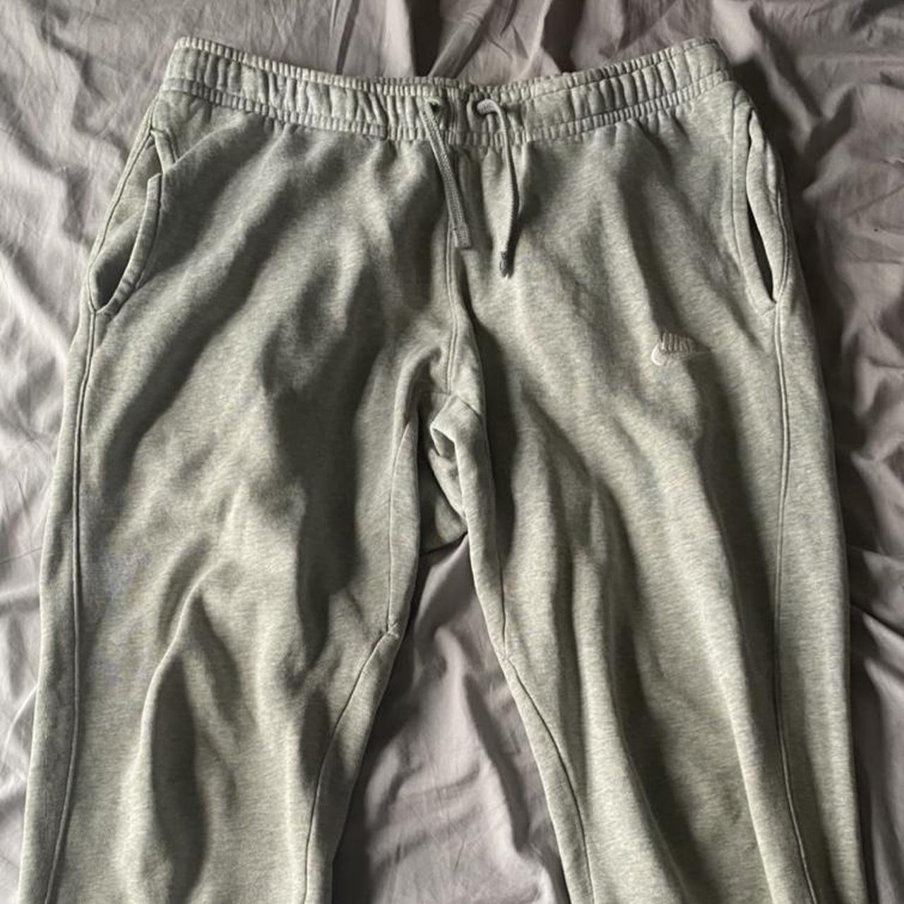 mens grey nike jogging bottoms