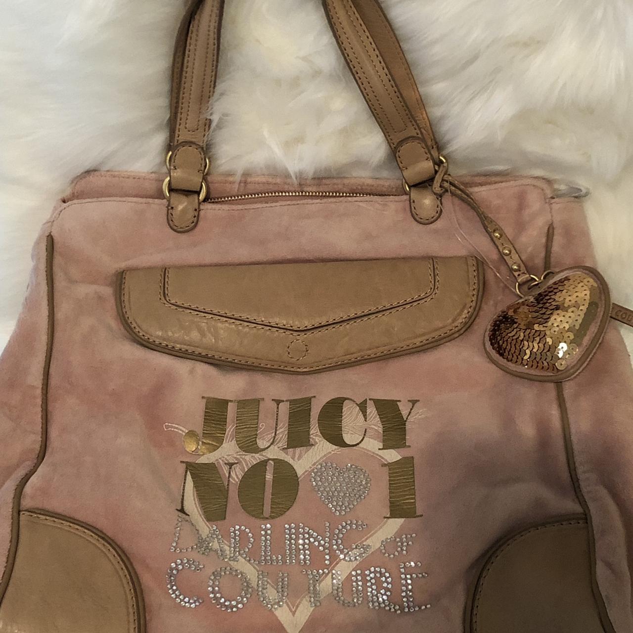 Juicy Couture vintage 90s Y2K purse, Juicy Couture velour and leather purse  bag | eBay
