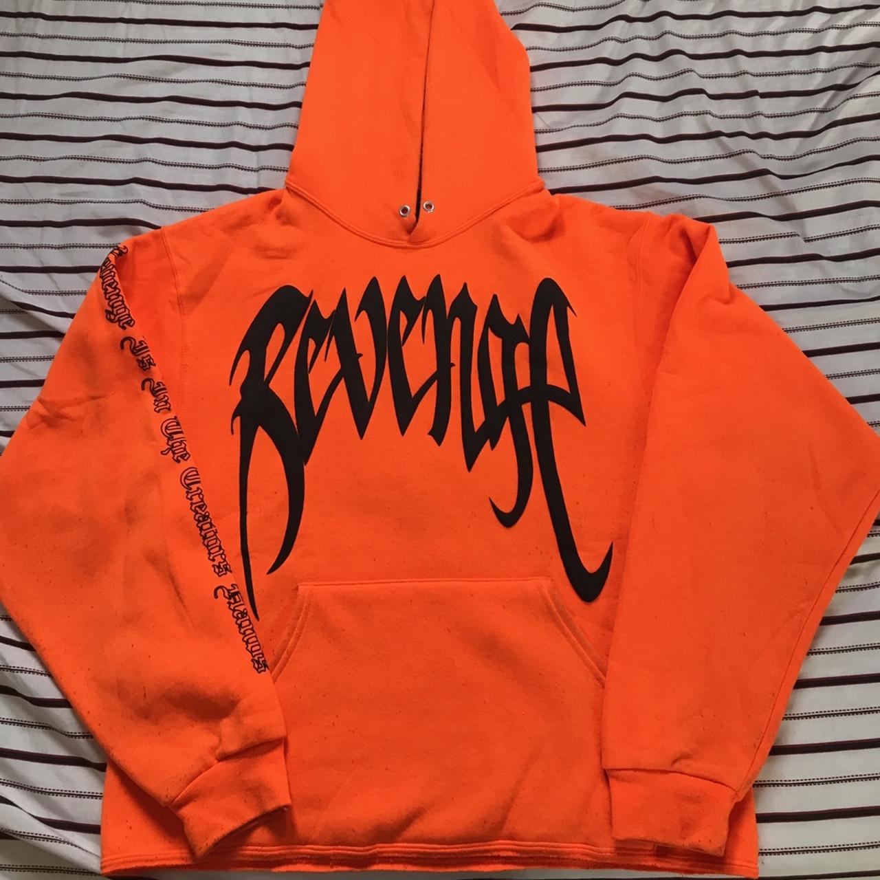 Orange revenge hot sale kill hoodie