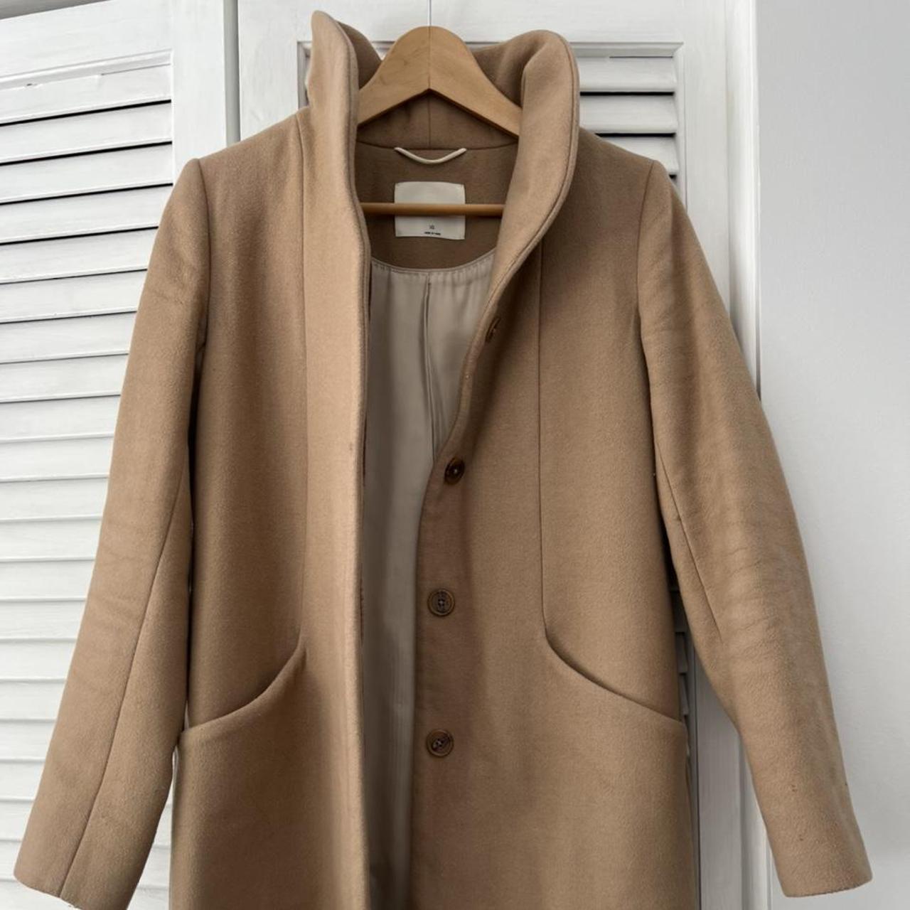 Camel Wilfred Wool And Cashmere Coat Wilfred 'The Cocoon Coat