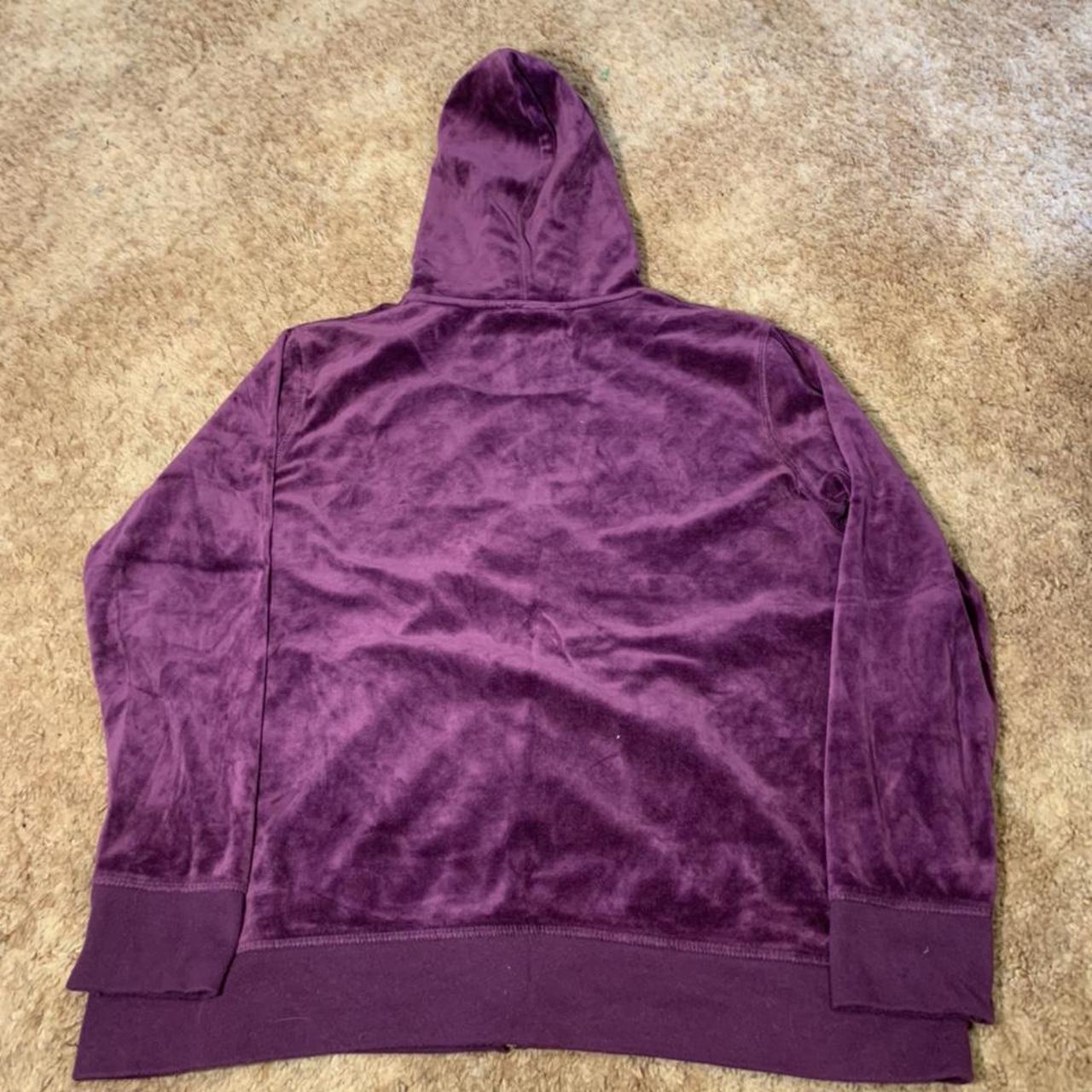 VINTAGE PURPLE VELOUR TRACKSUIT JACKET Gorgeous and... - Depop