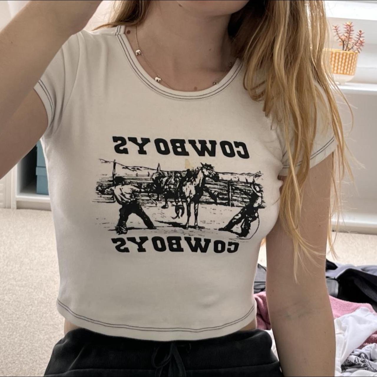 Vintage Inspired Brandy Melville Cowboys Shirt