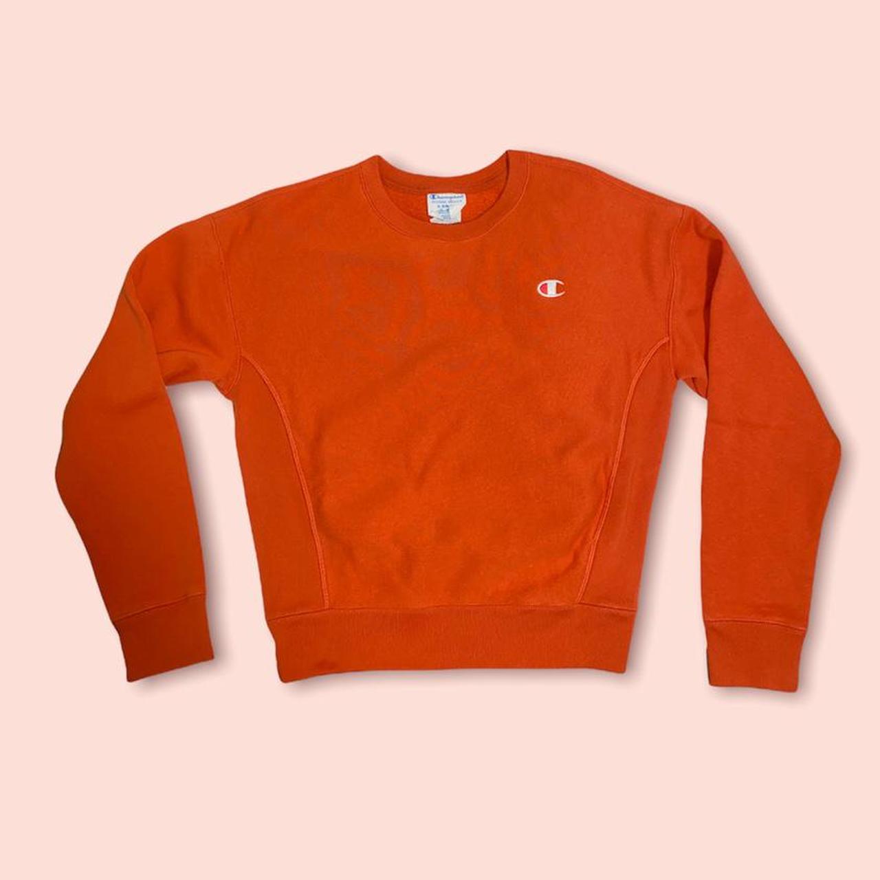 burnt orange champion sweatshirt