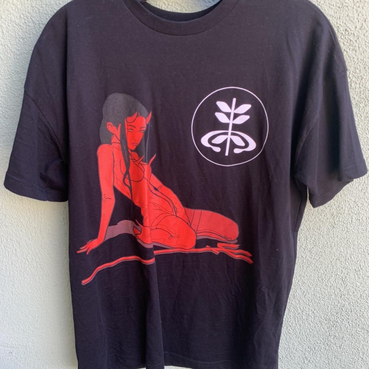 Dropdead Women's Red and Black T-shirt