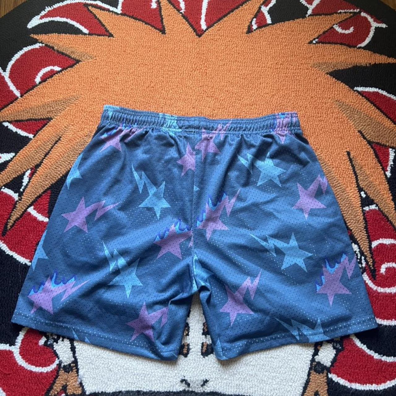 Men's Blue and Purple Shorts | Depop