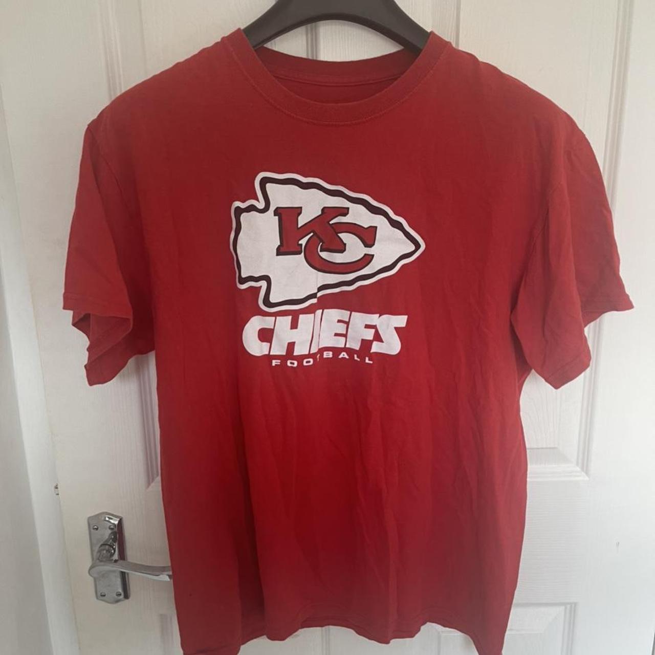 Kansas City Chiefs red training Tshirt Official... - Depop