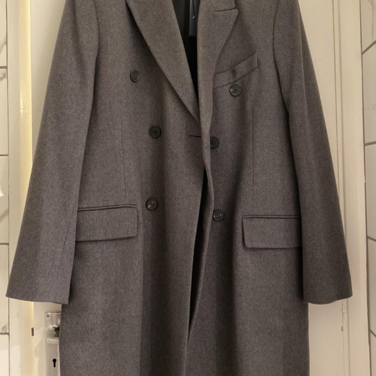 Aquascutum Sinclair Wool Cashmere blend overcoat... - Depop