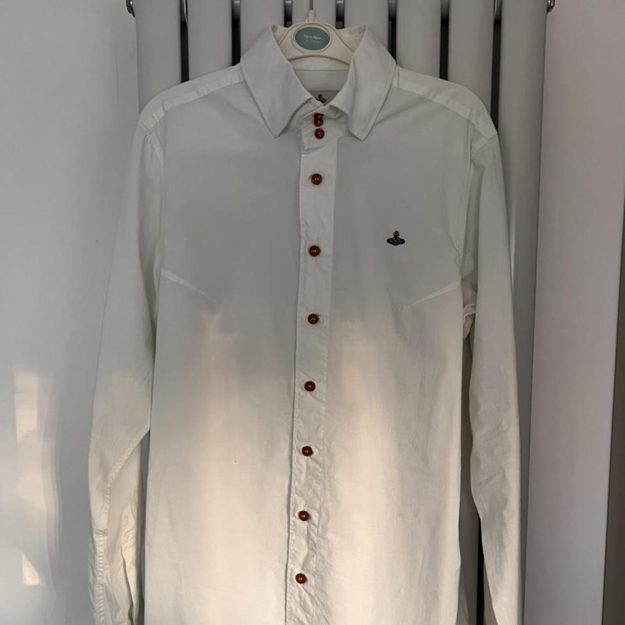 Vivienne Westwood 3 button shirt £250rrp worn twice,... - Depop