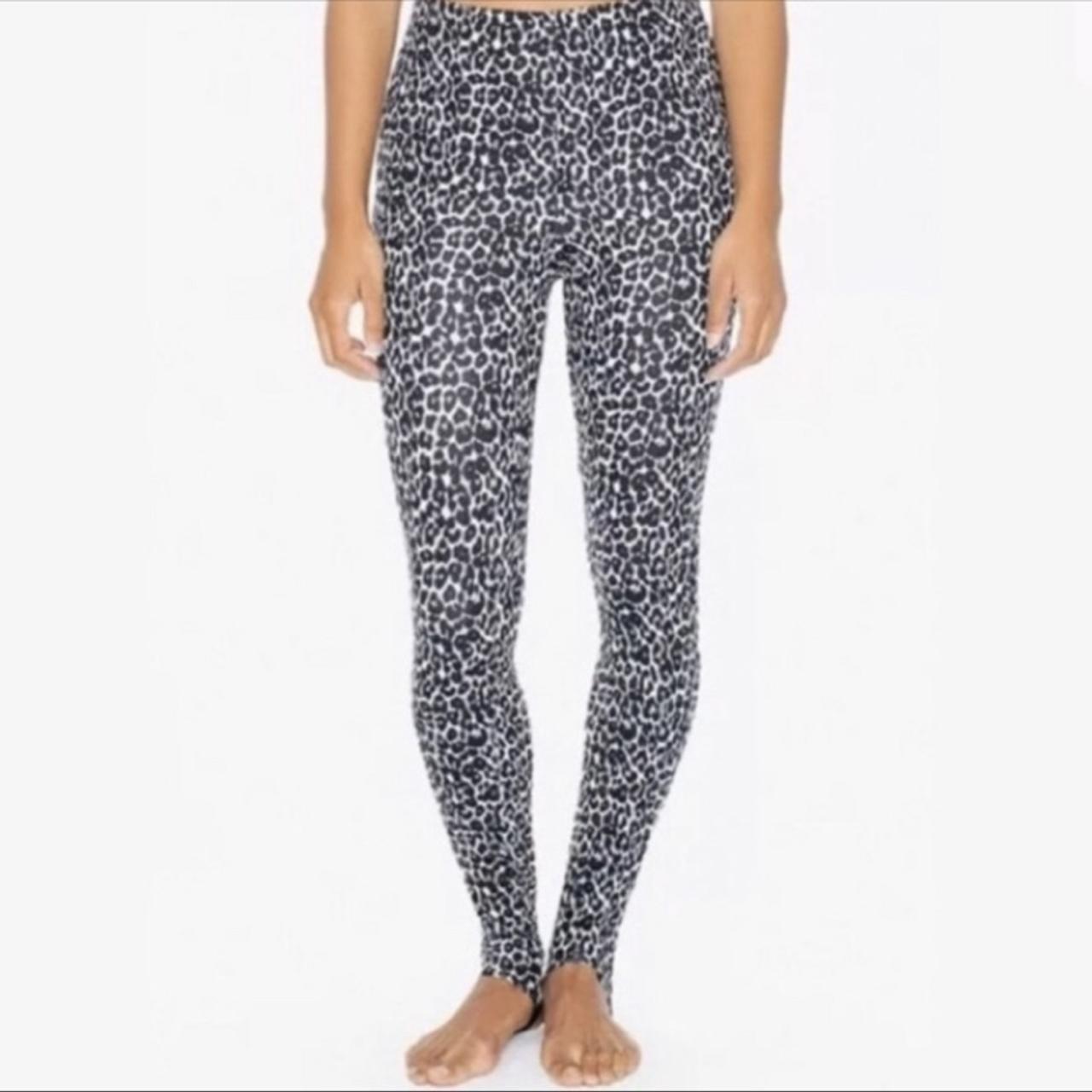 Snow Leopard American Apparel Leggings Sz