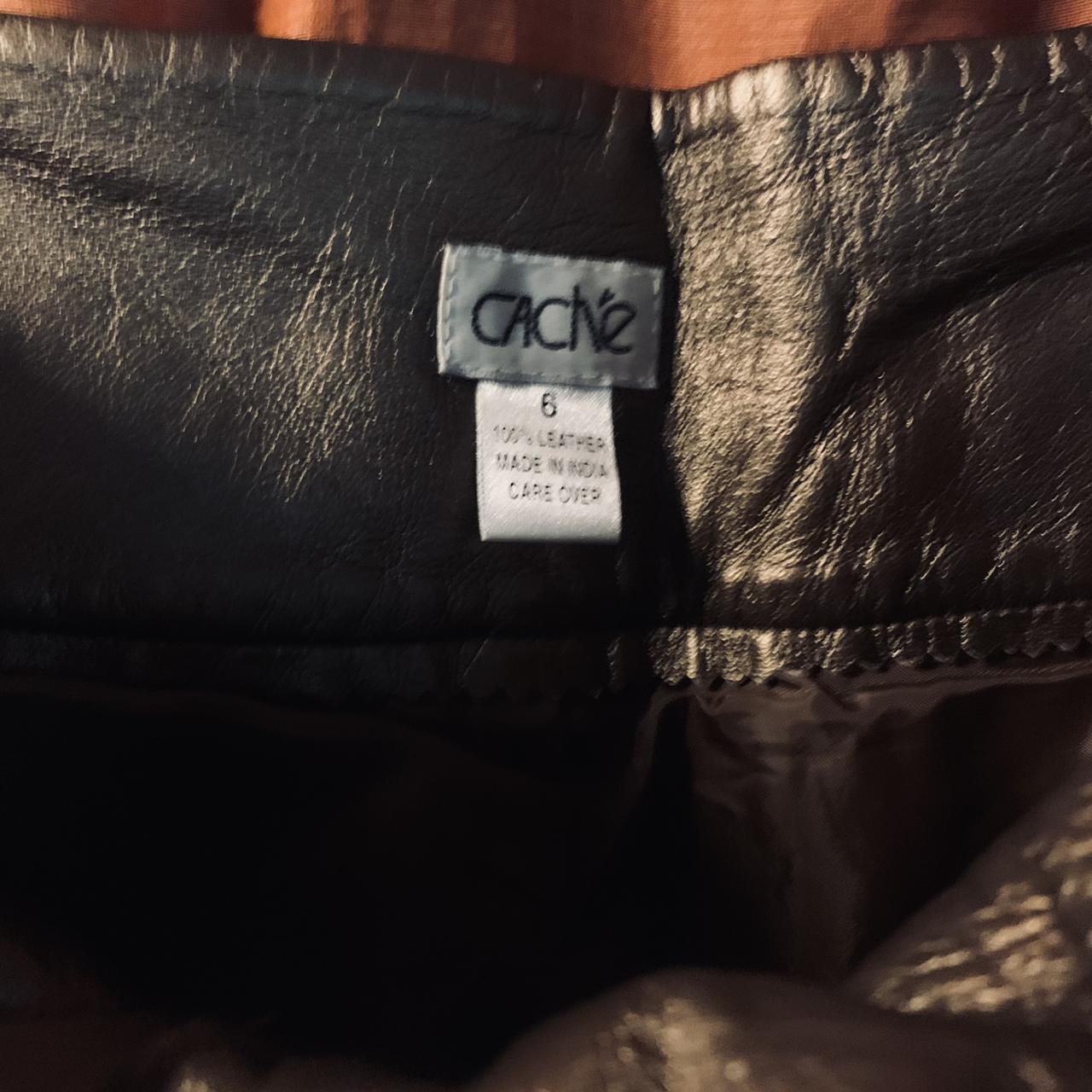Vintage Caché Rocker Leather Pants Incredibly Soft... - Depop