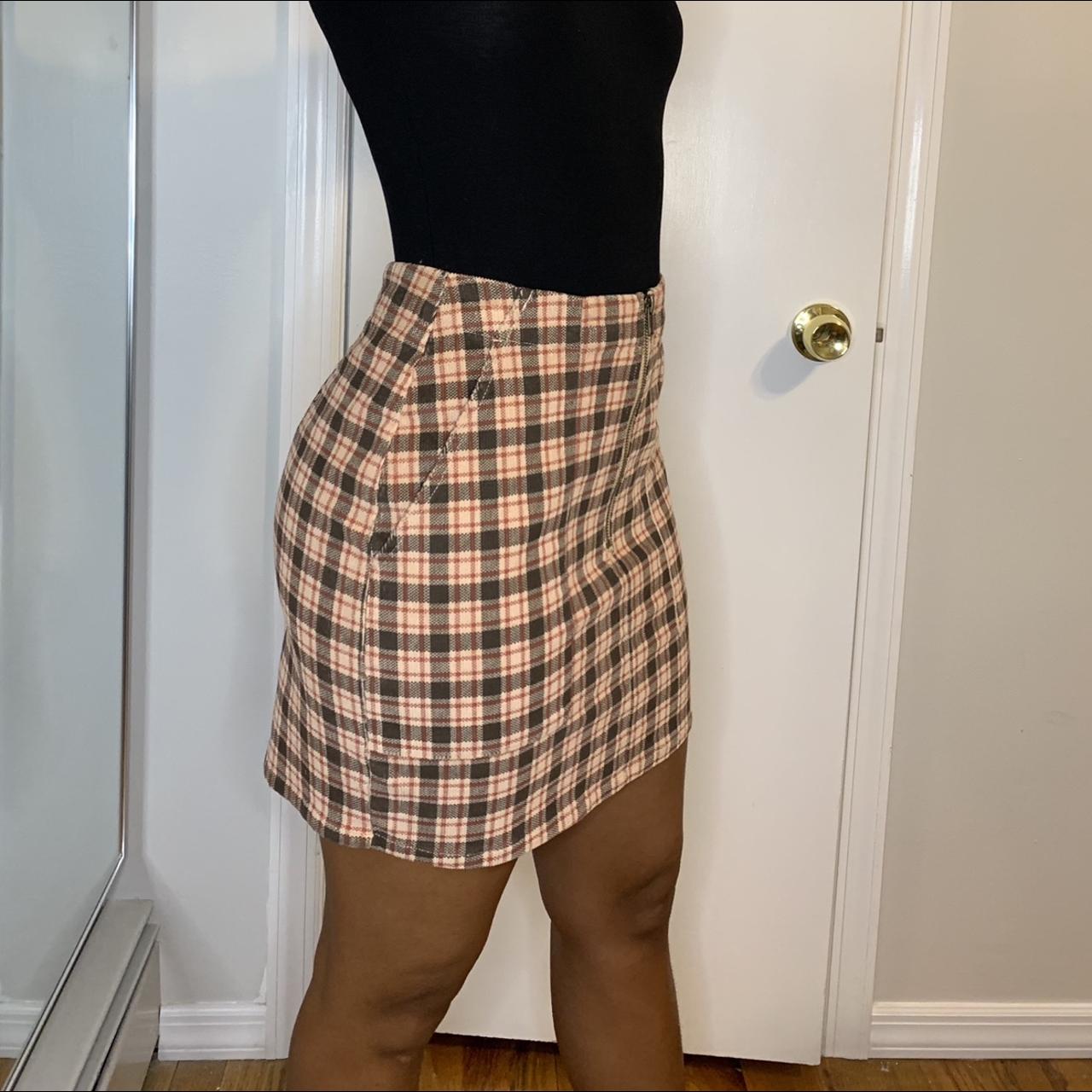 Plaid mini skirt outlet target