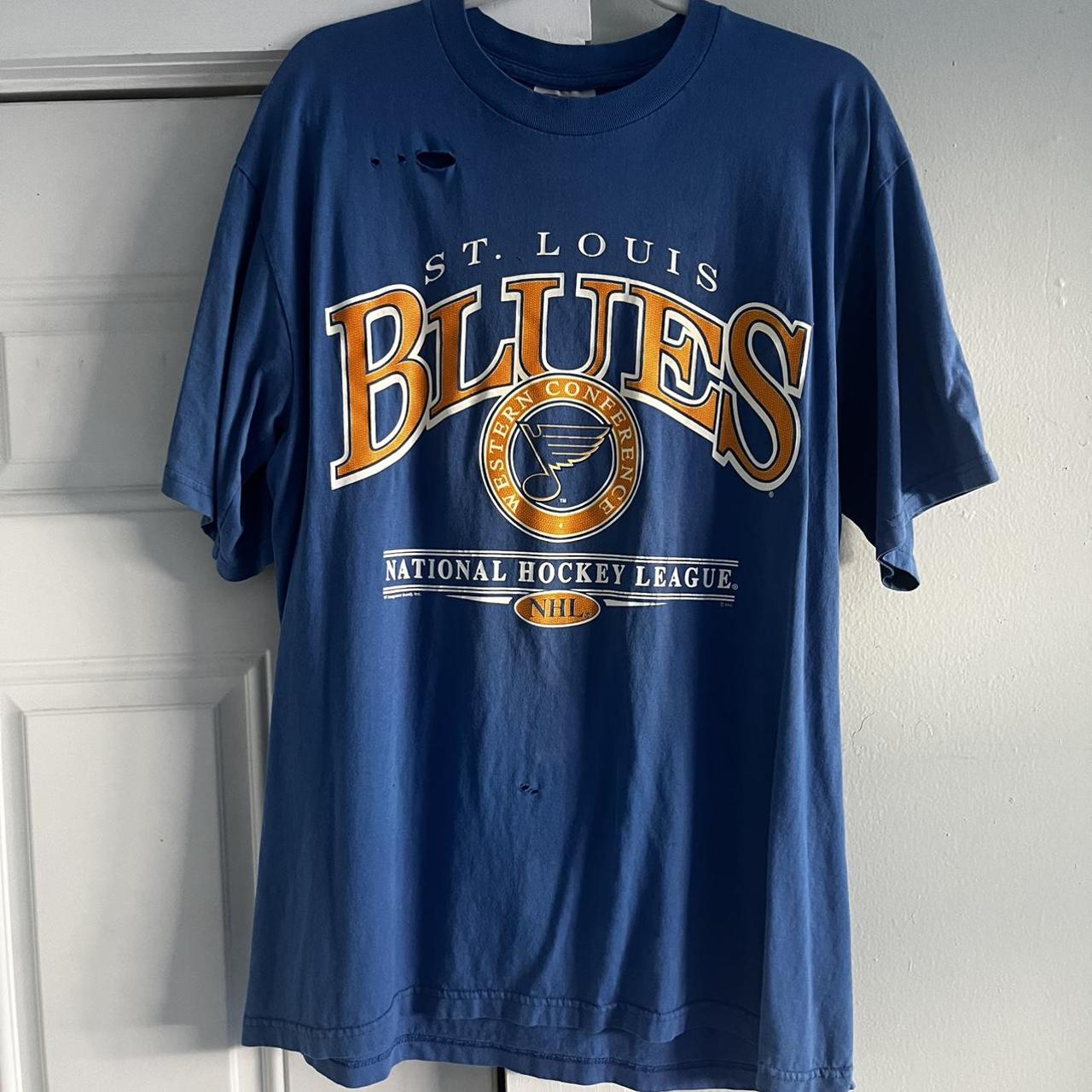 Vintage Men's T-Shirt - Blue - L