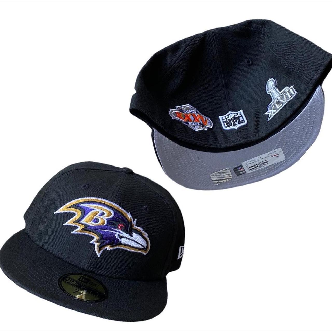 NFL New Era 59Fifty Baltimore Ravens Fitted Hat, Size 7 1/4