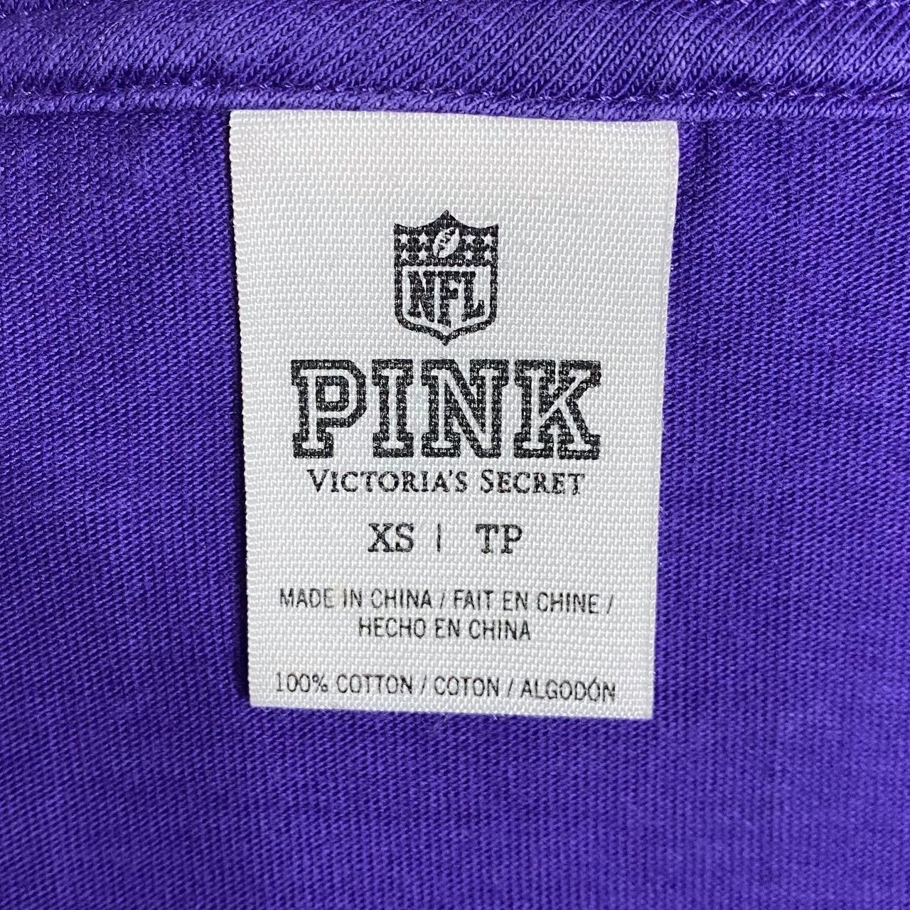 NFL Pink Victoria's Secret Baltimore Ravens Purple Women's Large Jersey