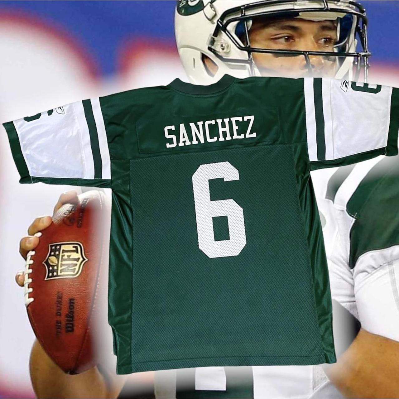 New York Jets Mark Sanchez Reebok Onfield Football Jersey 