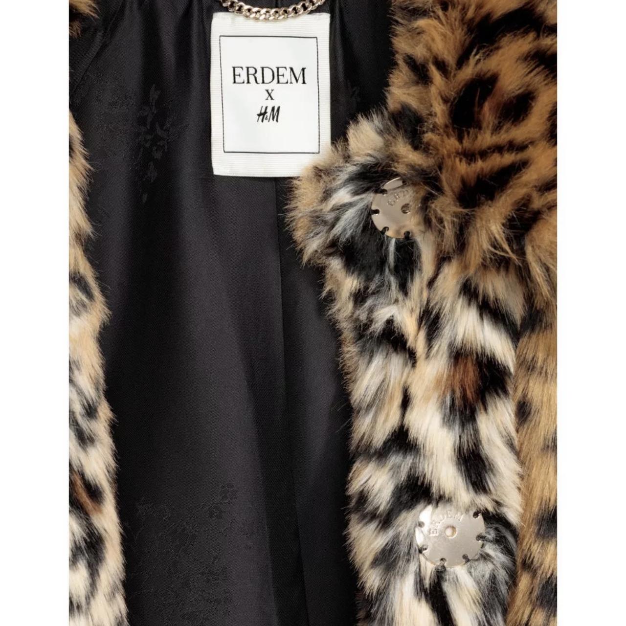 H&m leopard outlet print fur coat