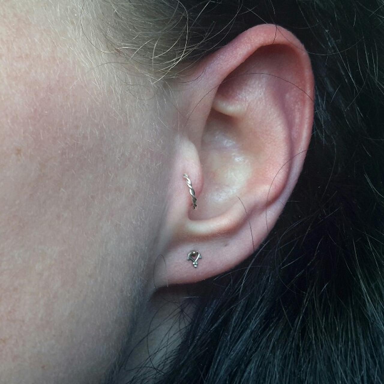 Twisted Piercing Ring This ring is made out of... Depop