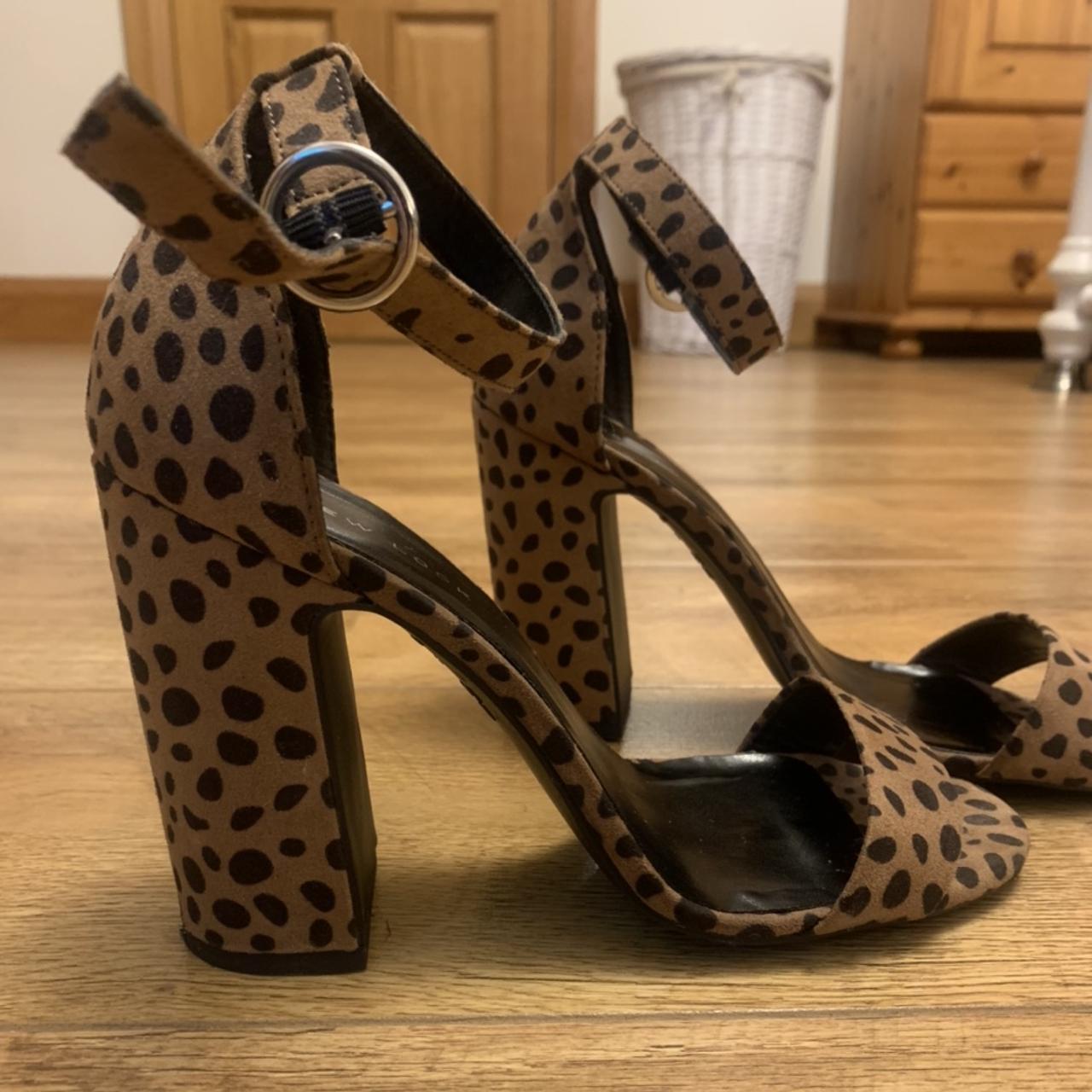 leopard print heels new look