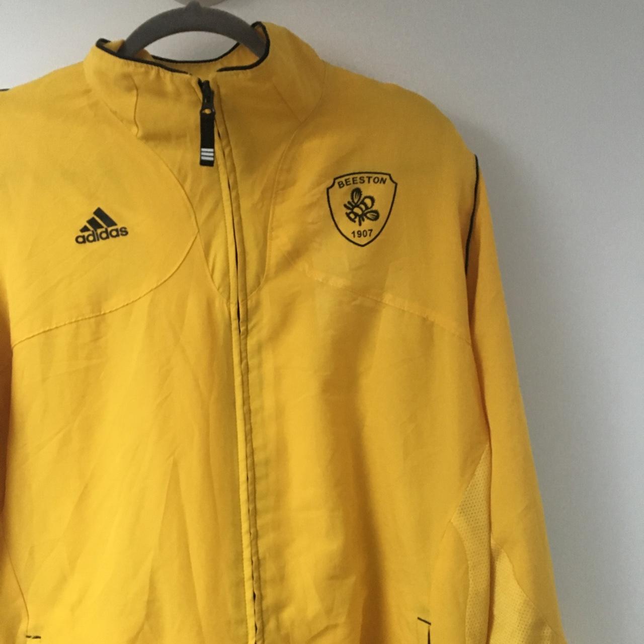 Adidas yellow sales stadium jacket