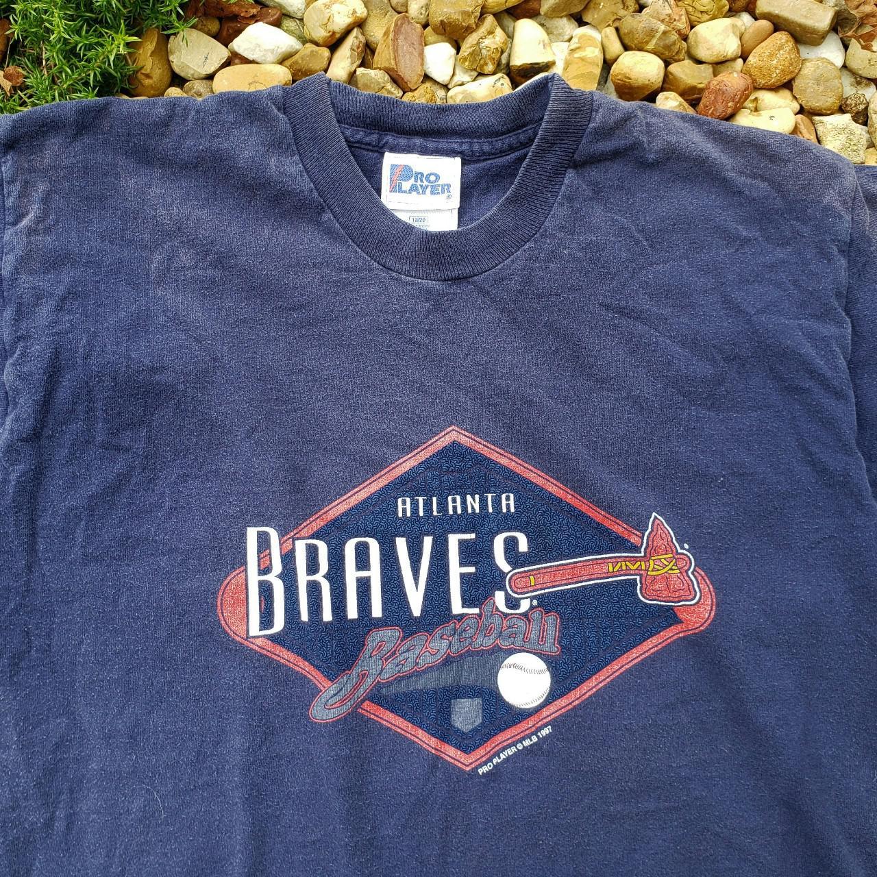 Vintage 1997 Atlanta Braves shirt on a hanes - Depop