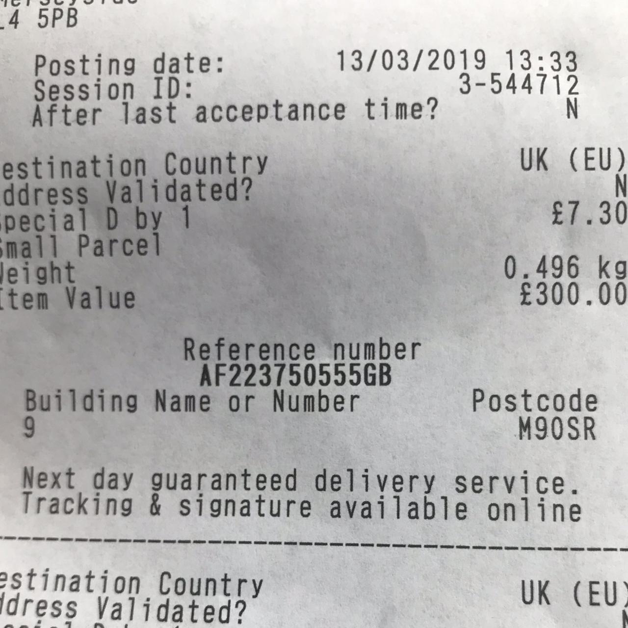 Louis Vuitton receipt for proof that it is real. - Depop