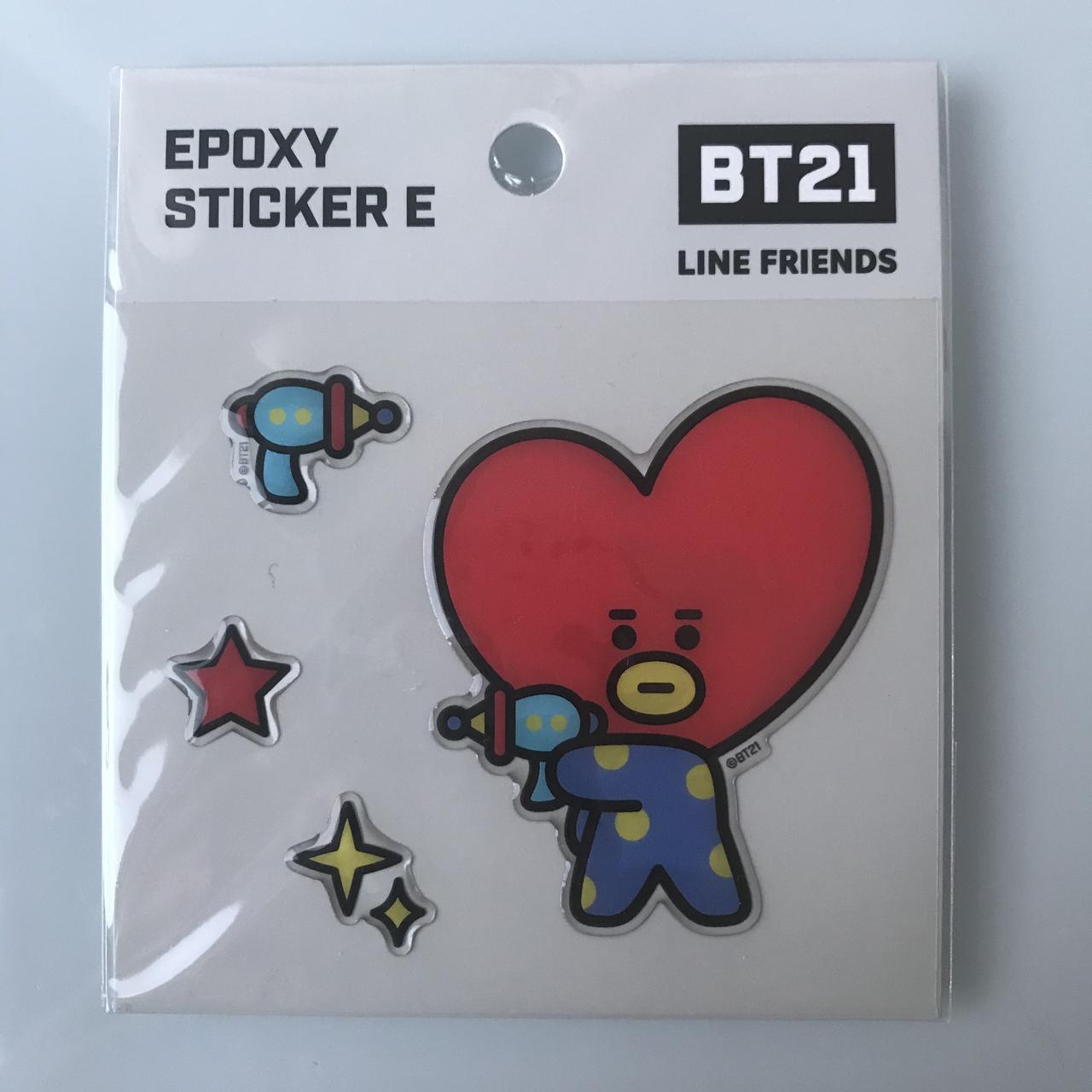 Official BT21 Tata Epoxy Sticker E, brand new and...